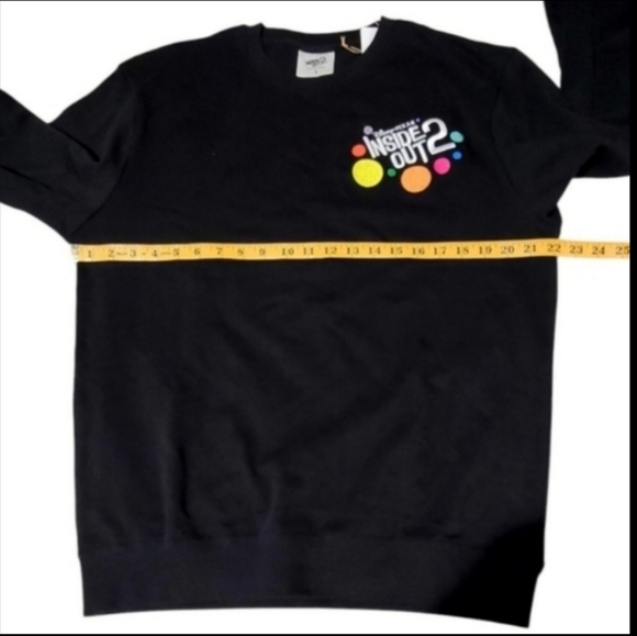 New Disney/Pixar Black Inside Out 2 Sweatshirt - Picture 2 of 9